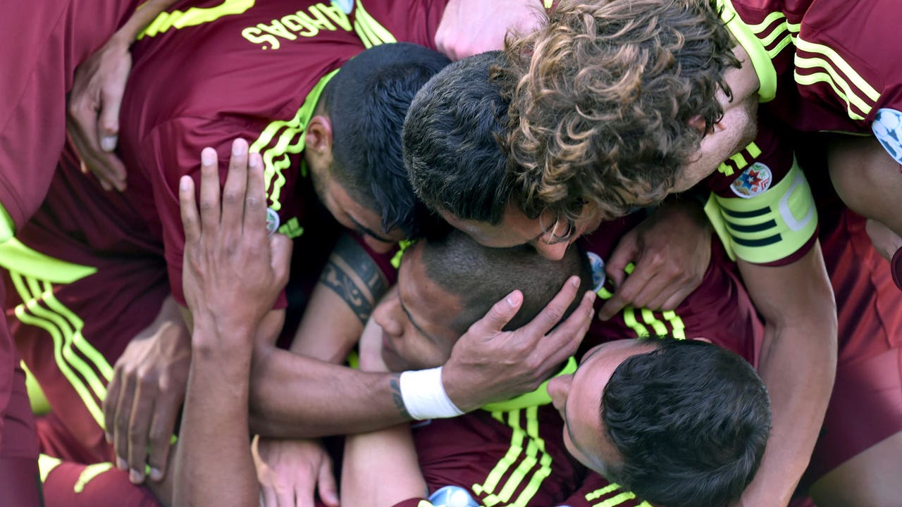 Rondon fires Venezuela to Copa America upset over Colombia